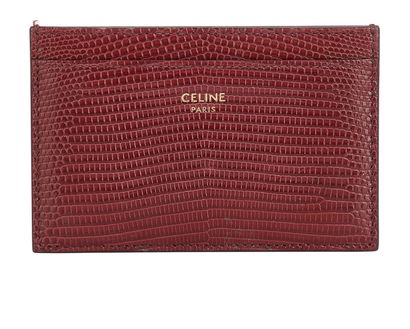 Celine Card-holder, £70, Accessories, Red, Leather, Front view